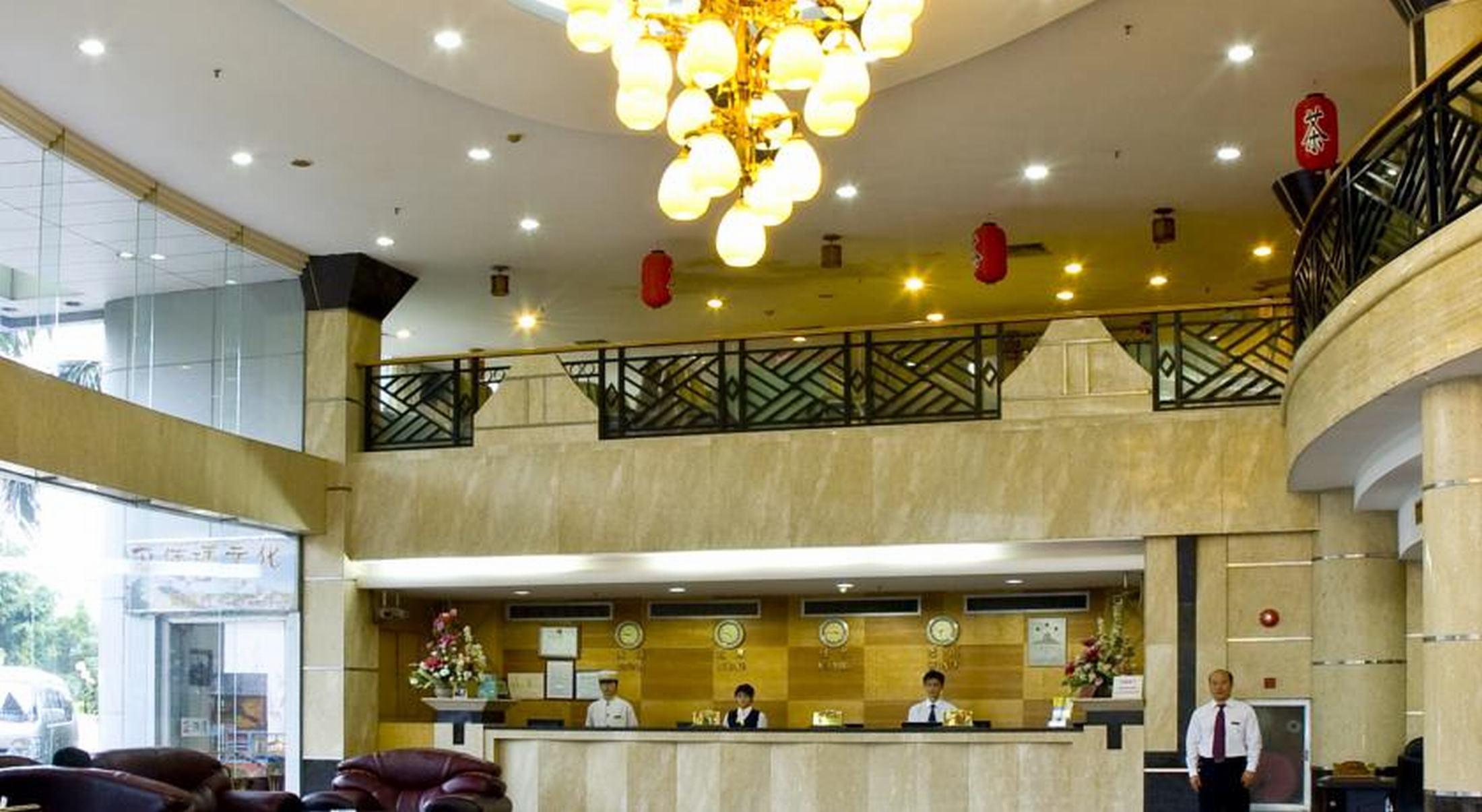 Galaxy Hotel Kuangcsou Beltér fotó